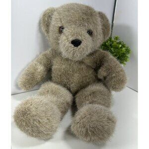Mary Meyer Teddy Bear Plush Vintage Style Grey Brown 16 Inch